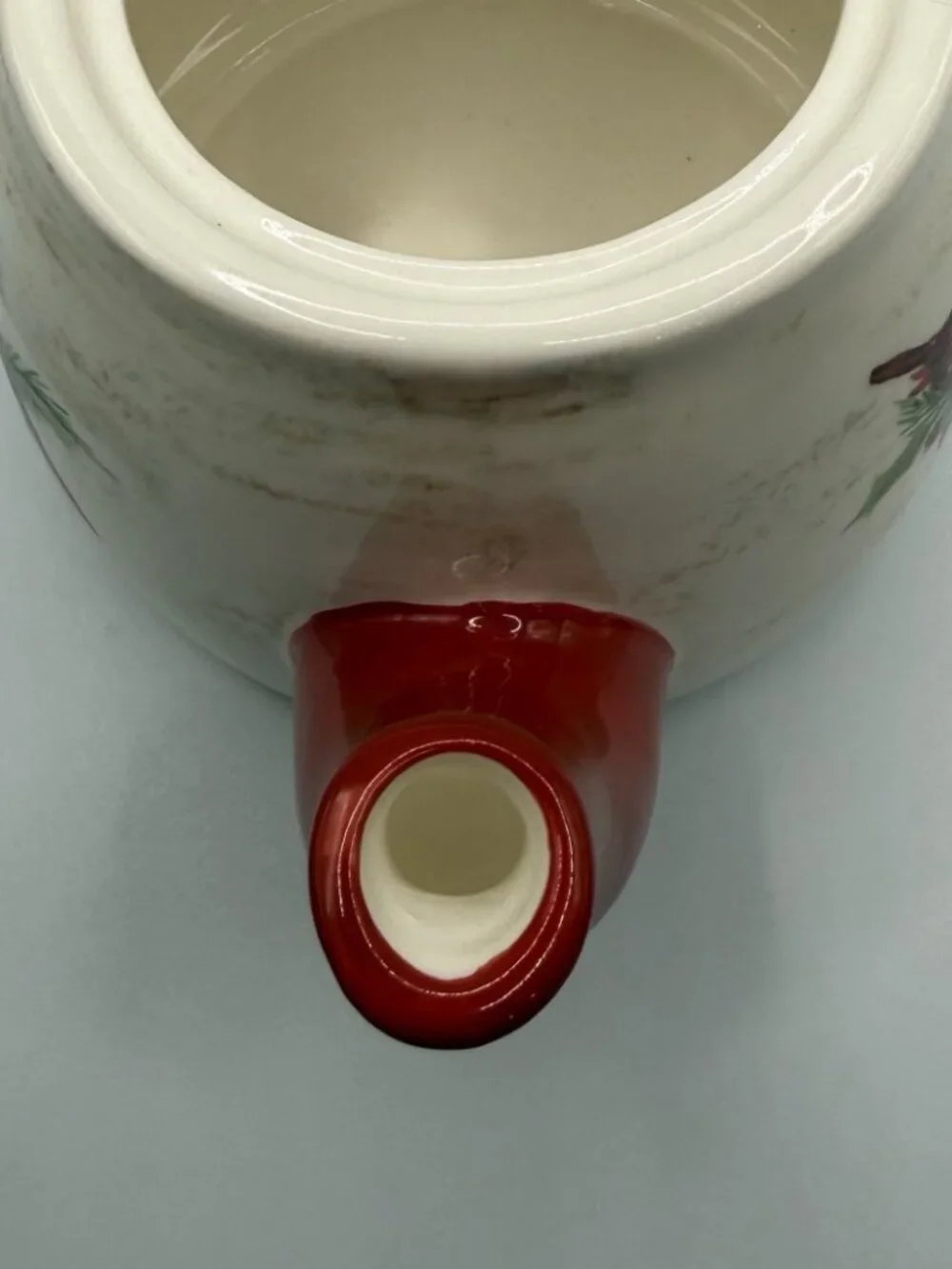 Cracker Barrel 'Red Cardinals' Ceramic Teapot